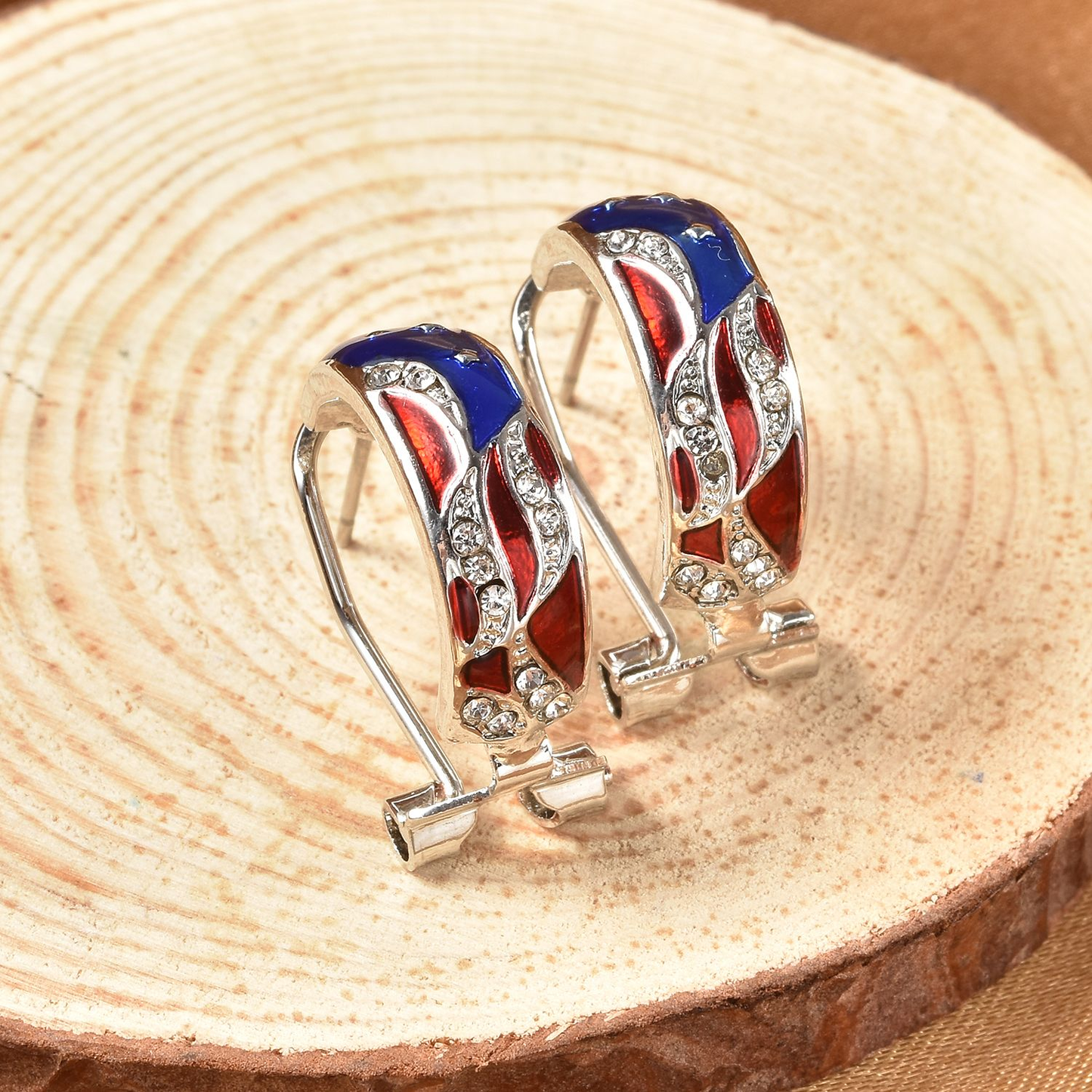 American Flag Pattern Hoop