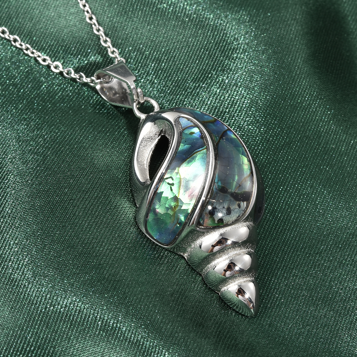 Abalone Shell Conch Shape Pendant