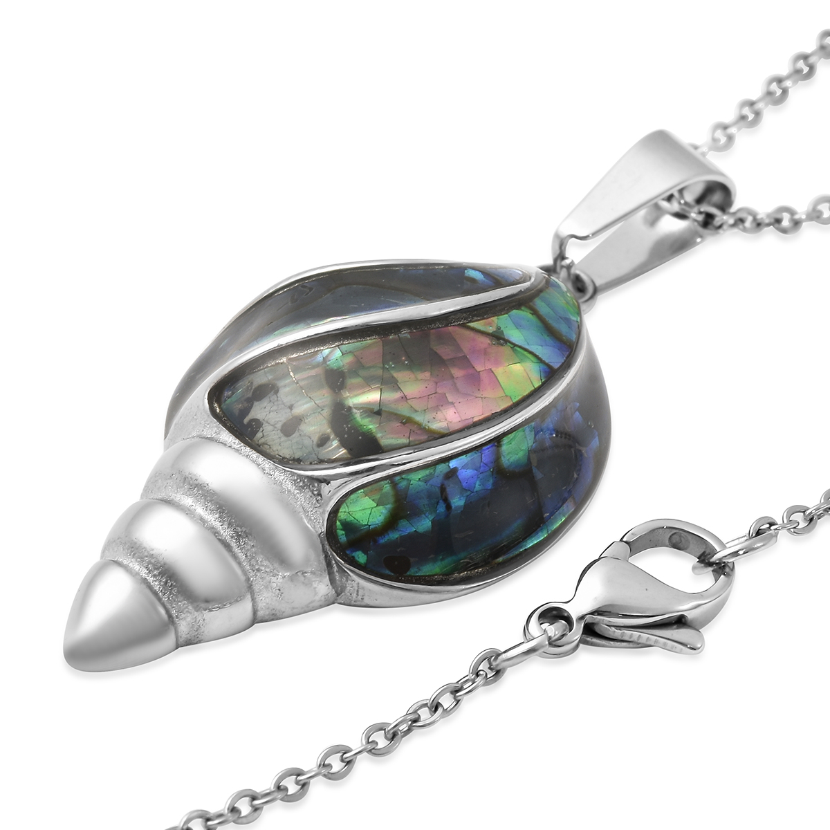 Abalone Shell Conch Shape Pendant