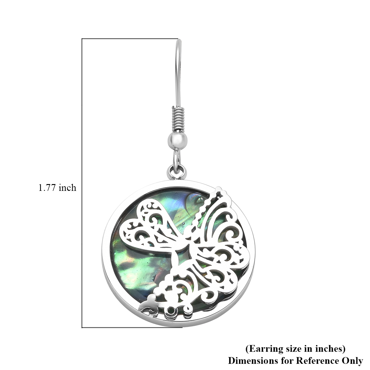 Abalone Shell Dragonflies Earrings