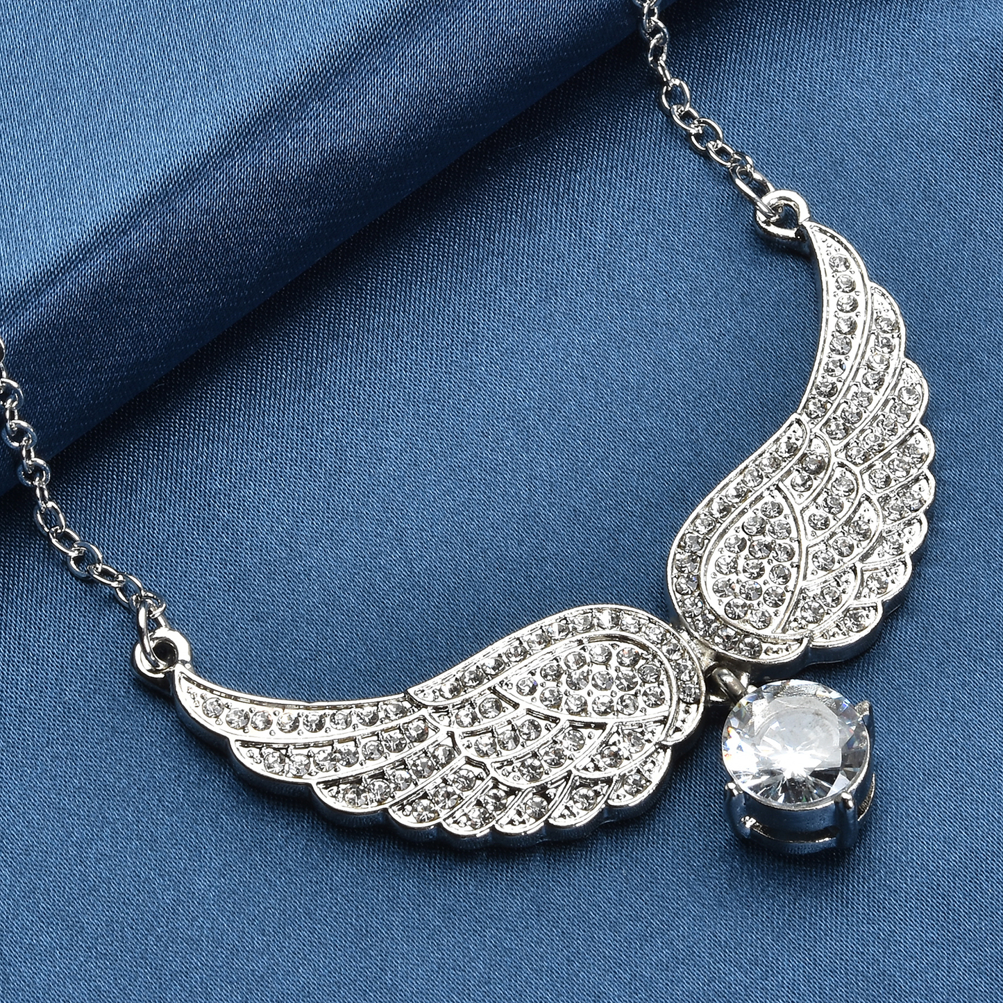 Crystal Angel Wings Necklace