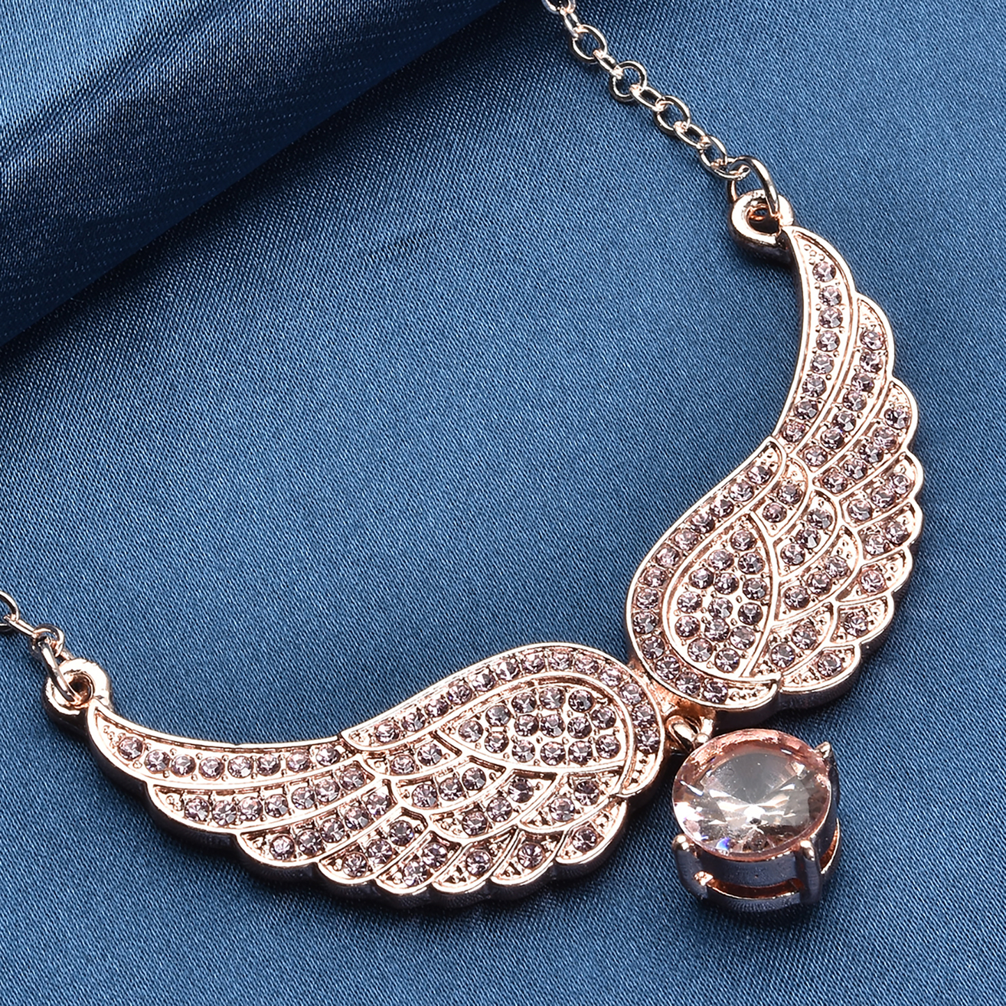 Crystal Angel Wings Necklace