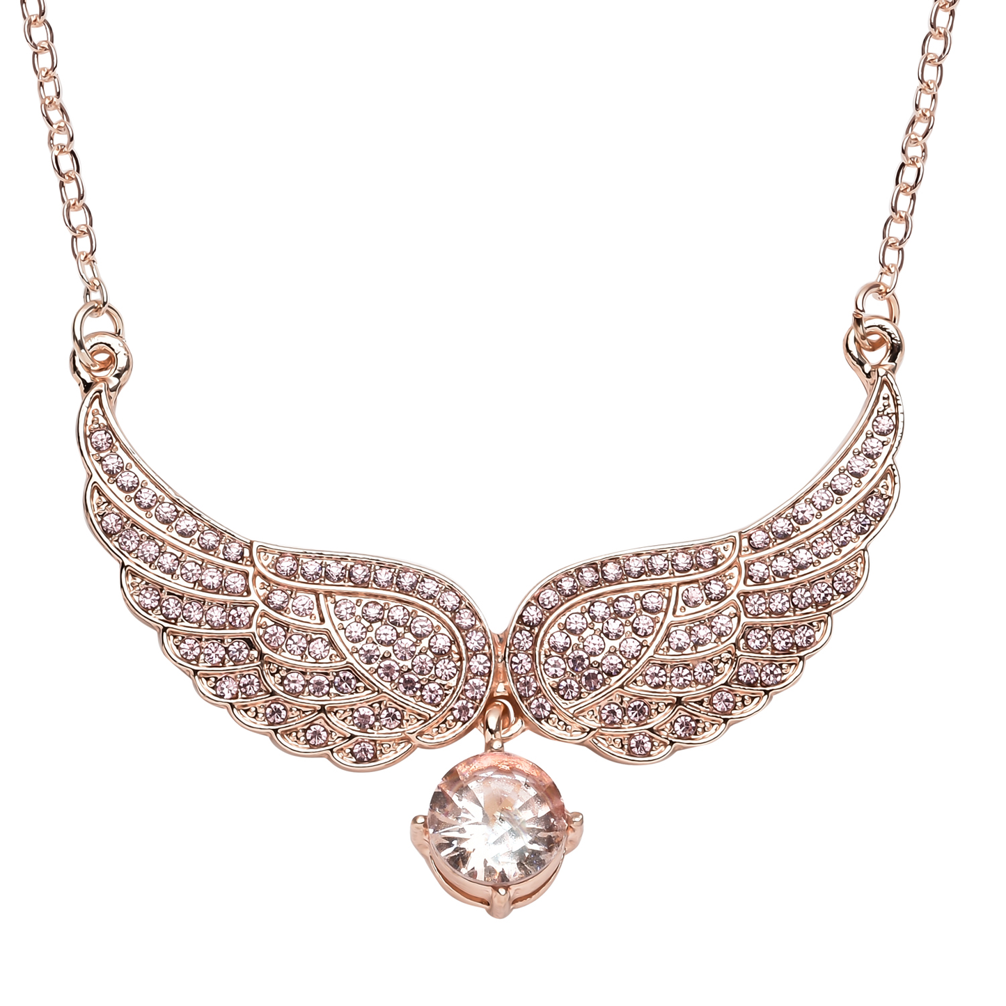 Crystal Angel Wings Necklace