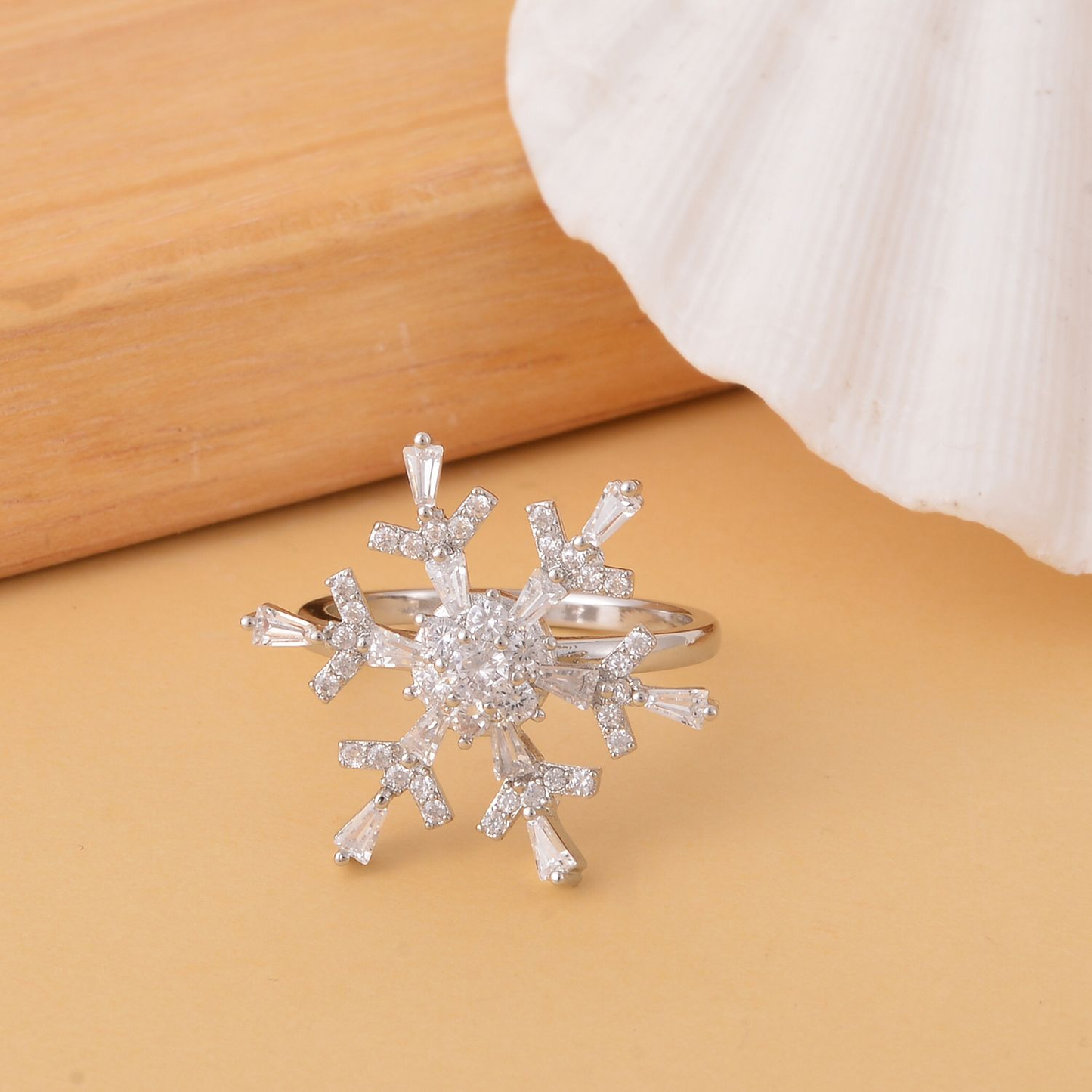 Snowflake Anxiety Ring
