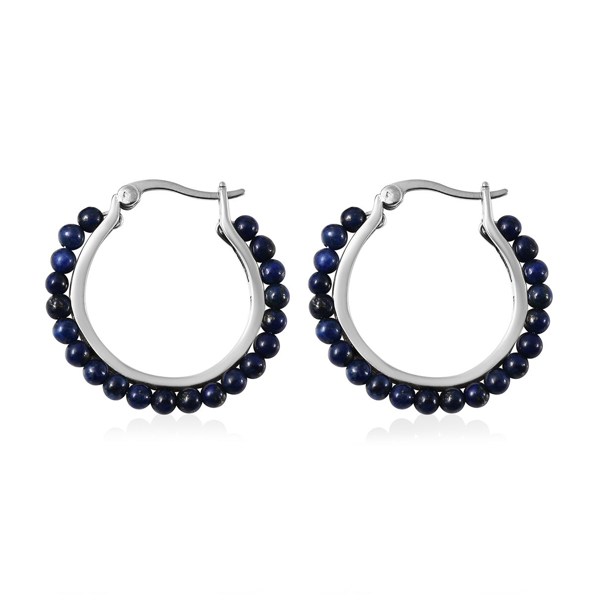 Beaded Hoop Earrings