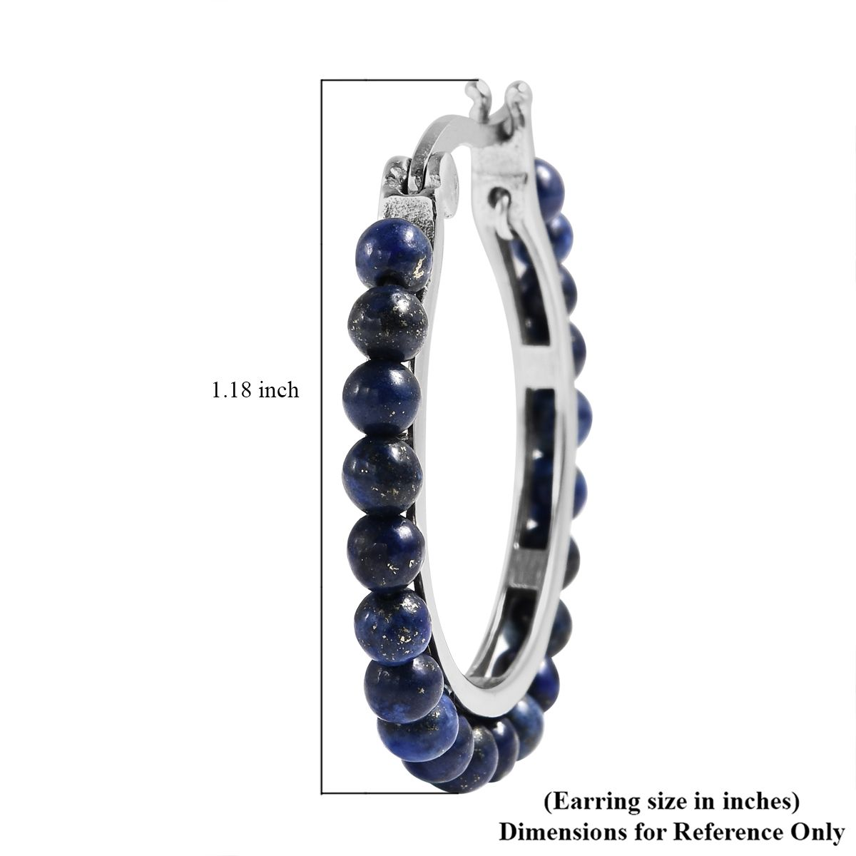Beaded Hoop Earrings