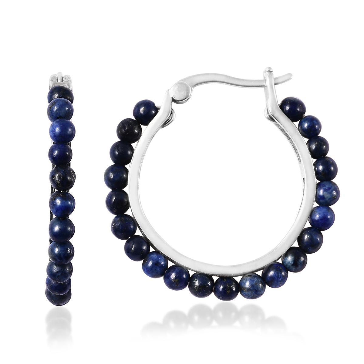 Beaded Hoop Earrings