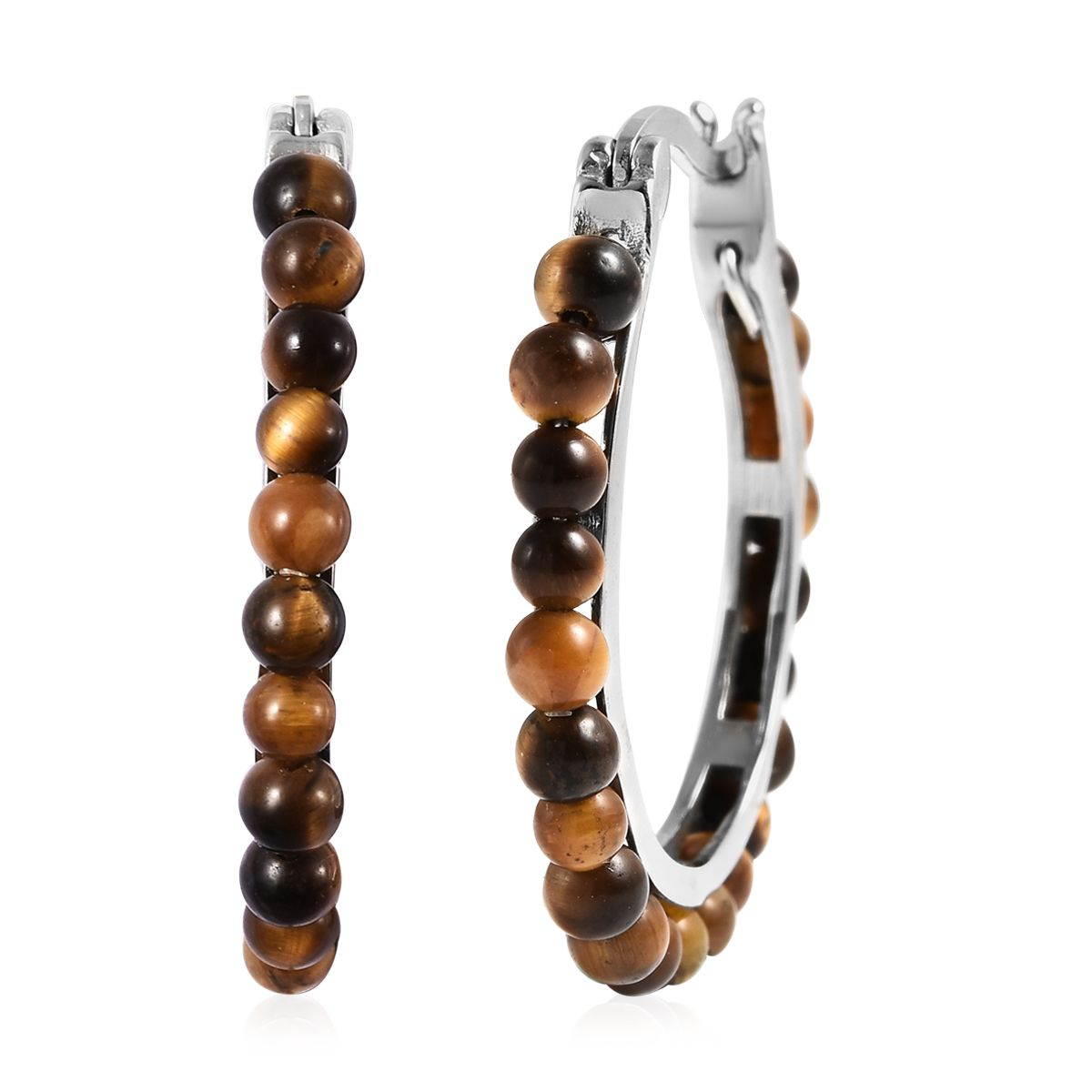 Beaded Hoop Earrings