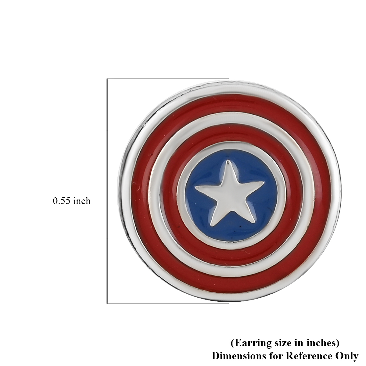 MARVEL Captain America Earrings