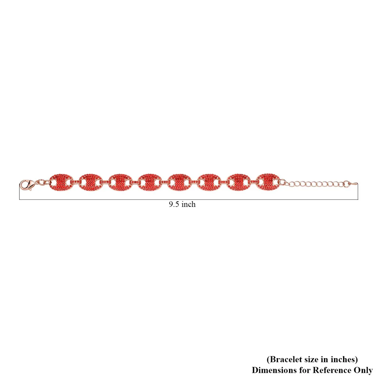 Crystal Mariner Link Bracelet