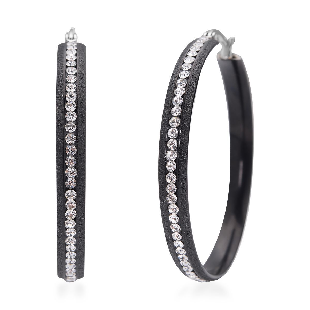Crystal Hoop Earrings
