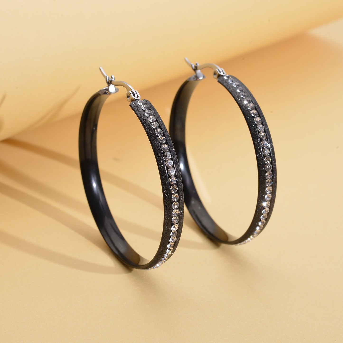 Crystal Hoop Earrings