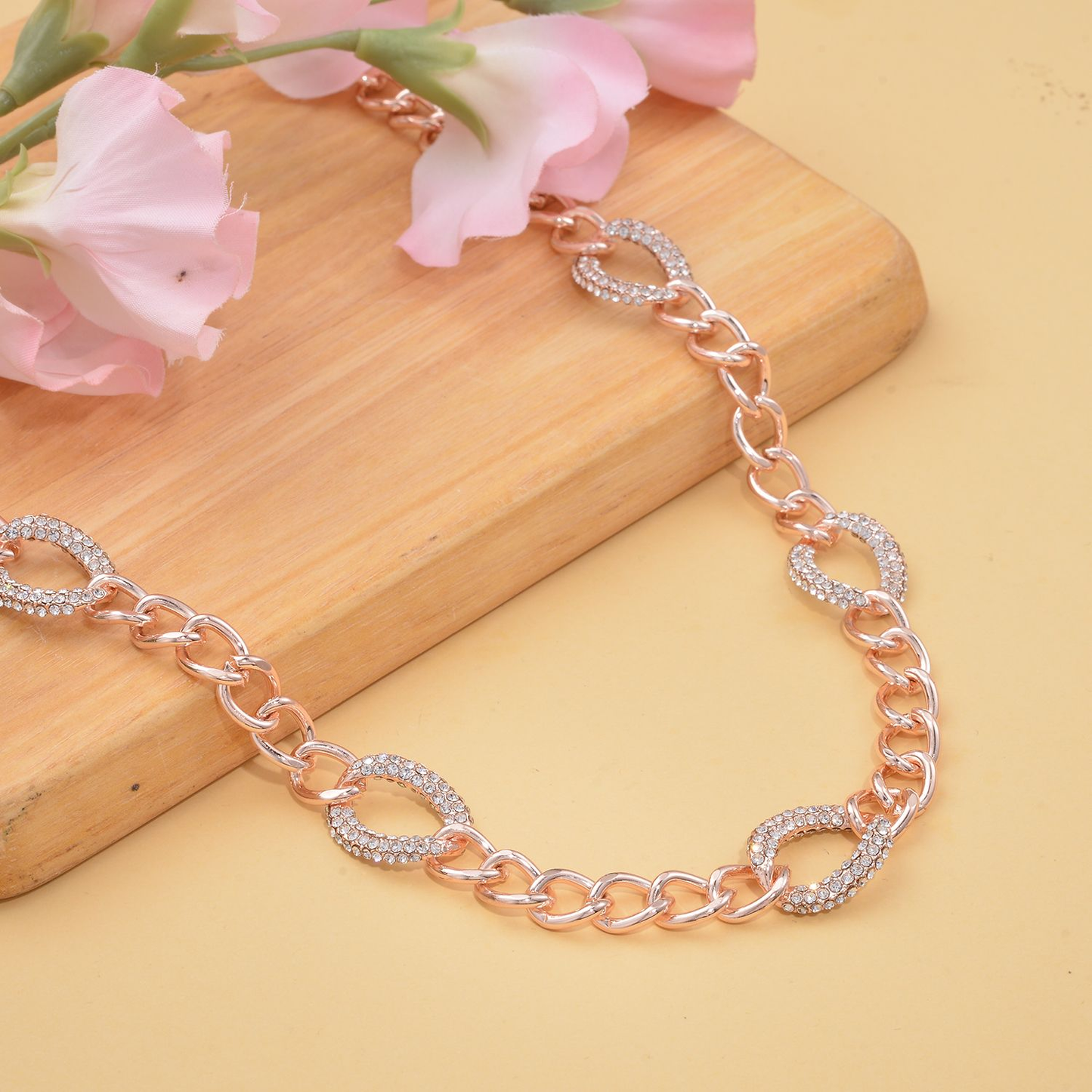 Crystal Curb Chain