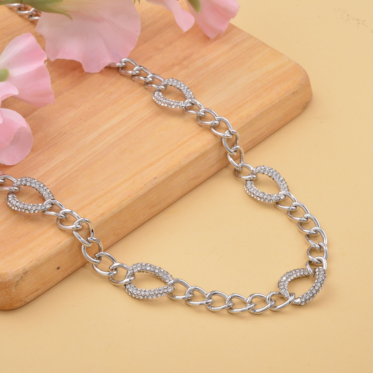 Crystal Curb Chain