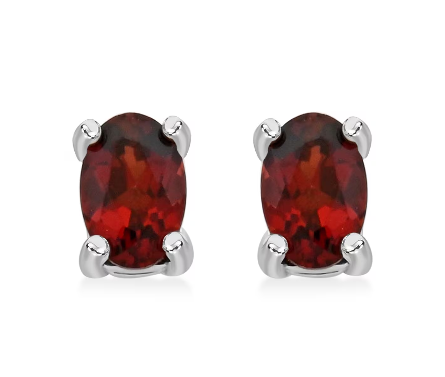 Mozambique Garnet & Simulated Diamond Set