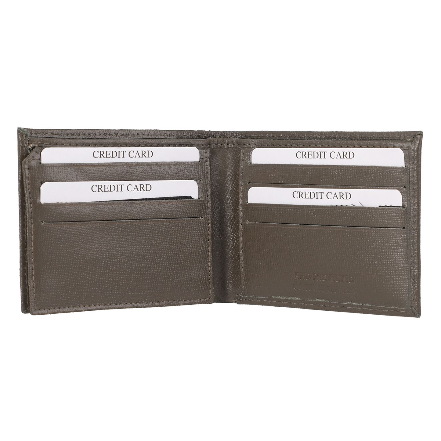 Genuine Leather Bi Fold Men's RFID Wallet