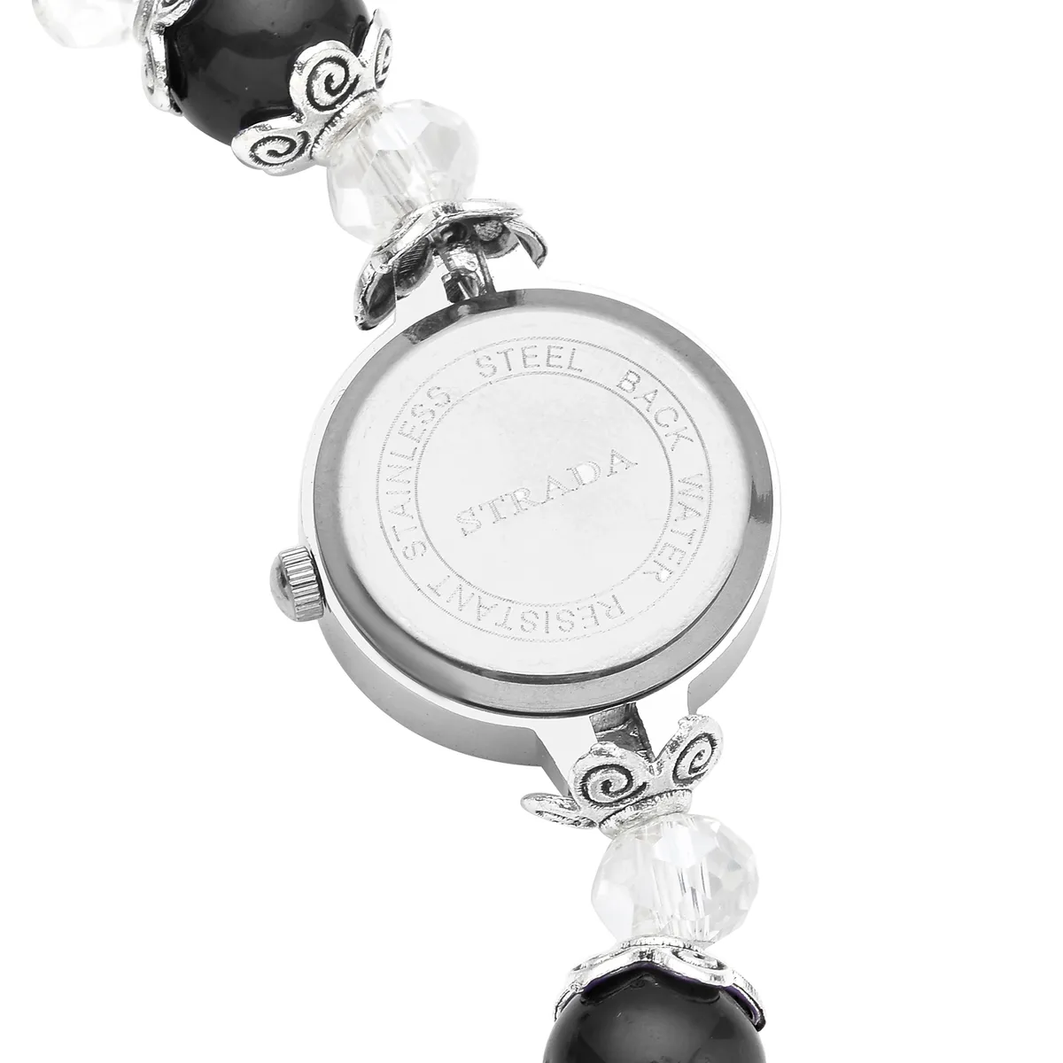 Beaded Bracelet Watch with Medical Alert