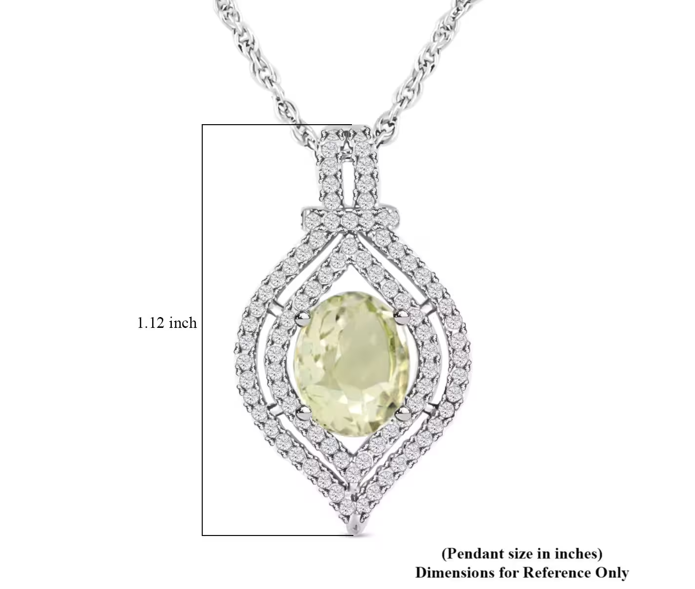 Prasiolite Necklace