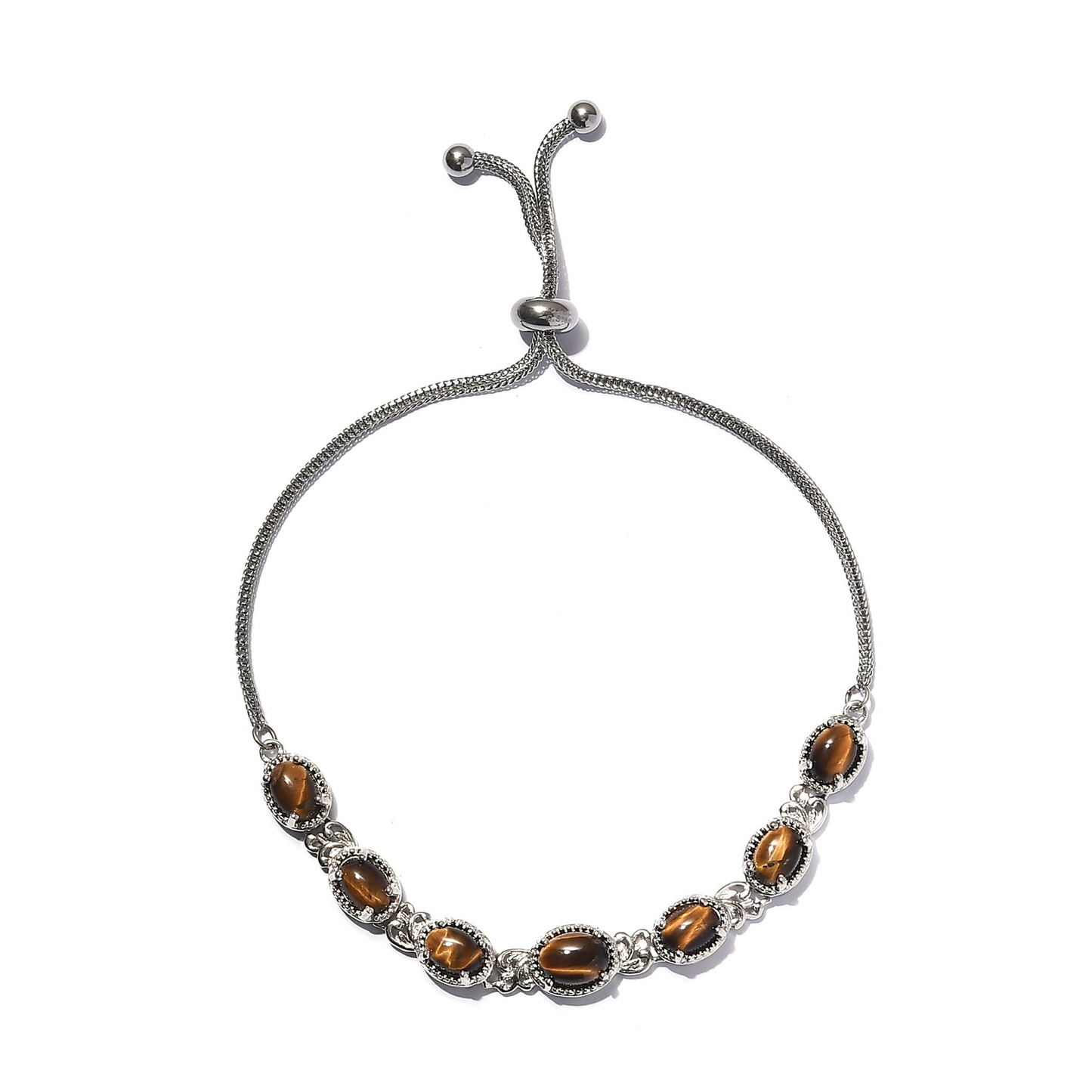 South African Tiger's Eye Bolo Bracelet