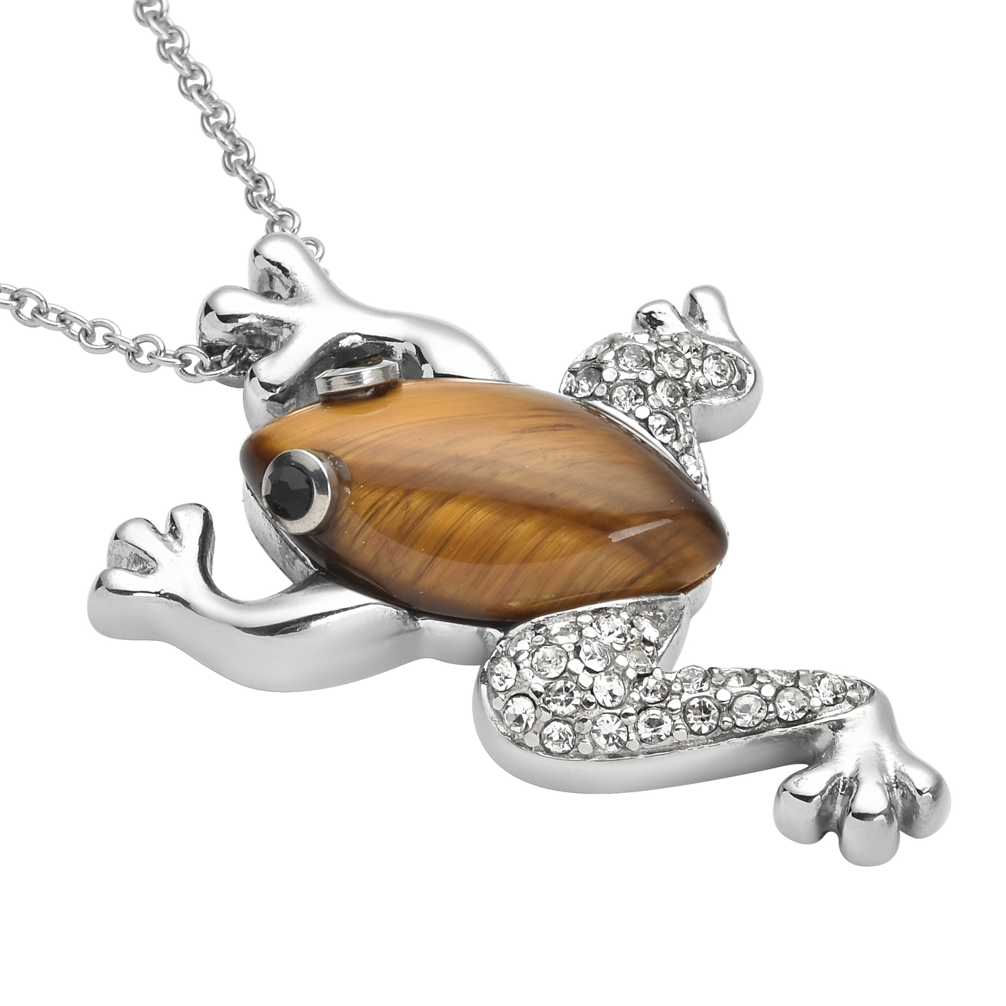 Crystal Frog Necklace