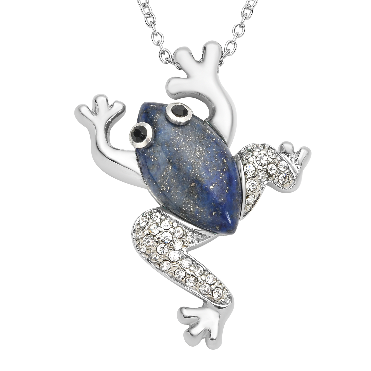Crystal Frog Necklace