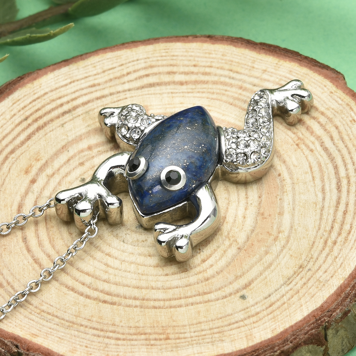 Crystal Frog Necklace