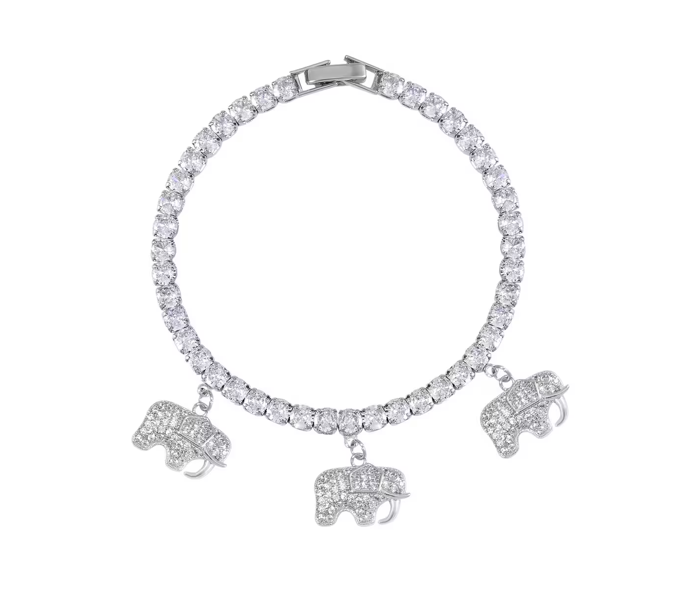 Tree Of Life Simulated Diamond Bracelet