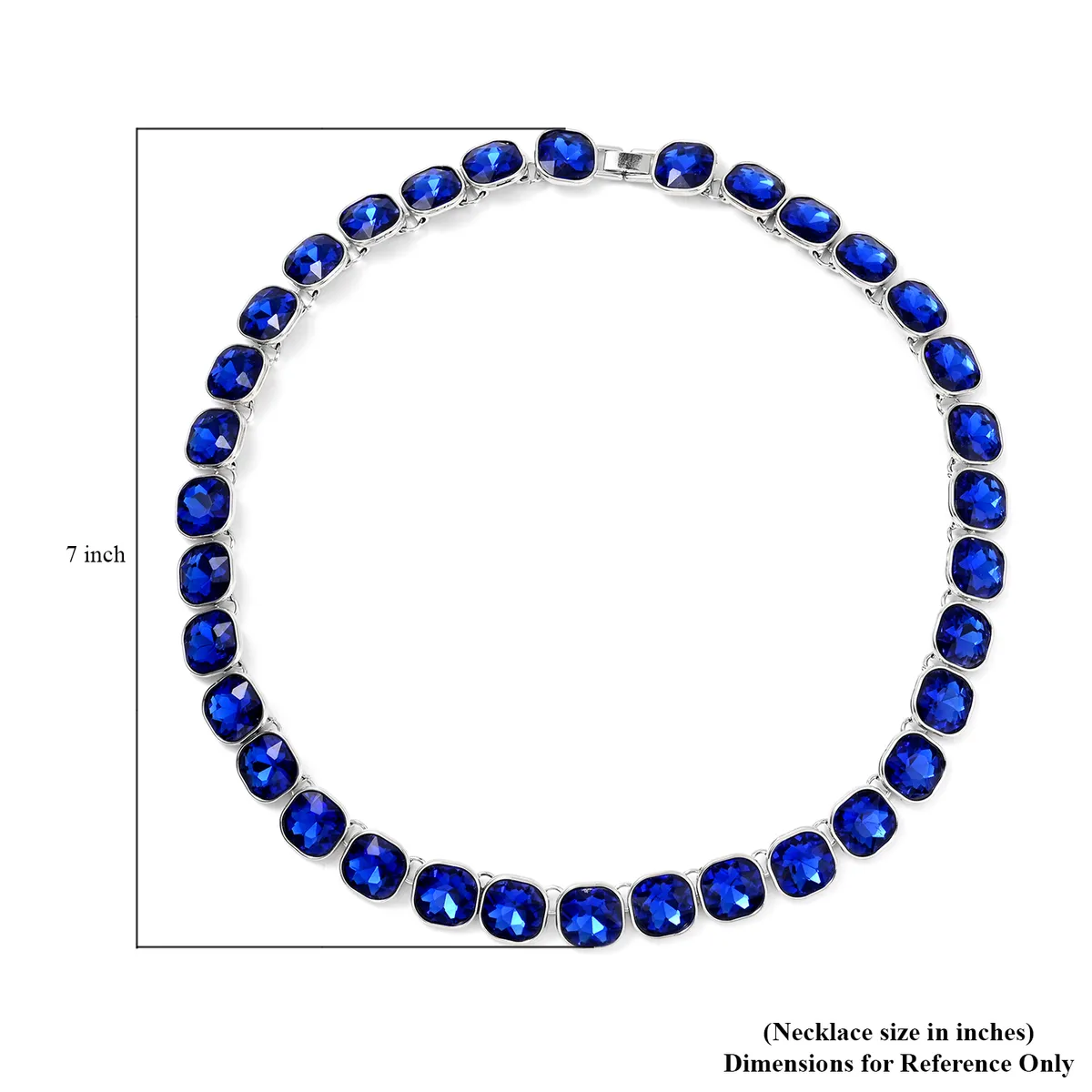 Sapphire Tennis Necklace