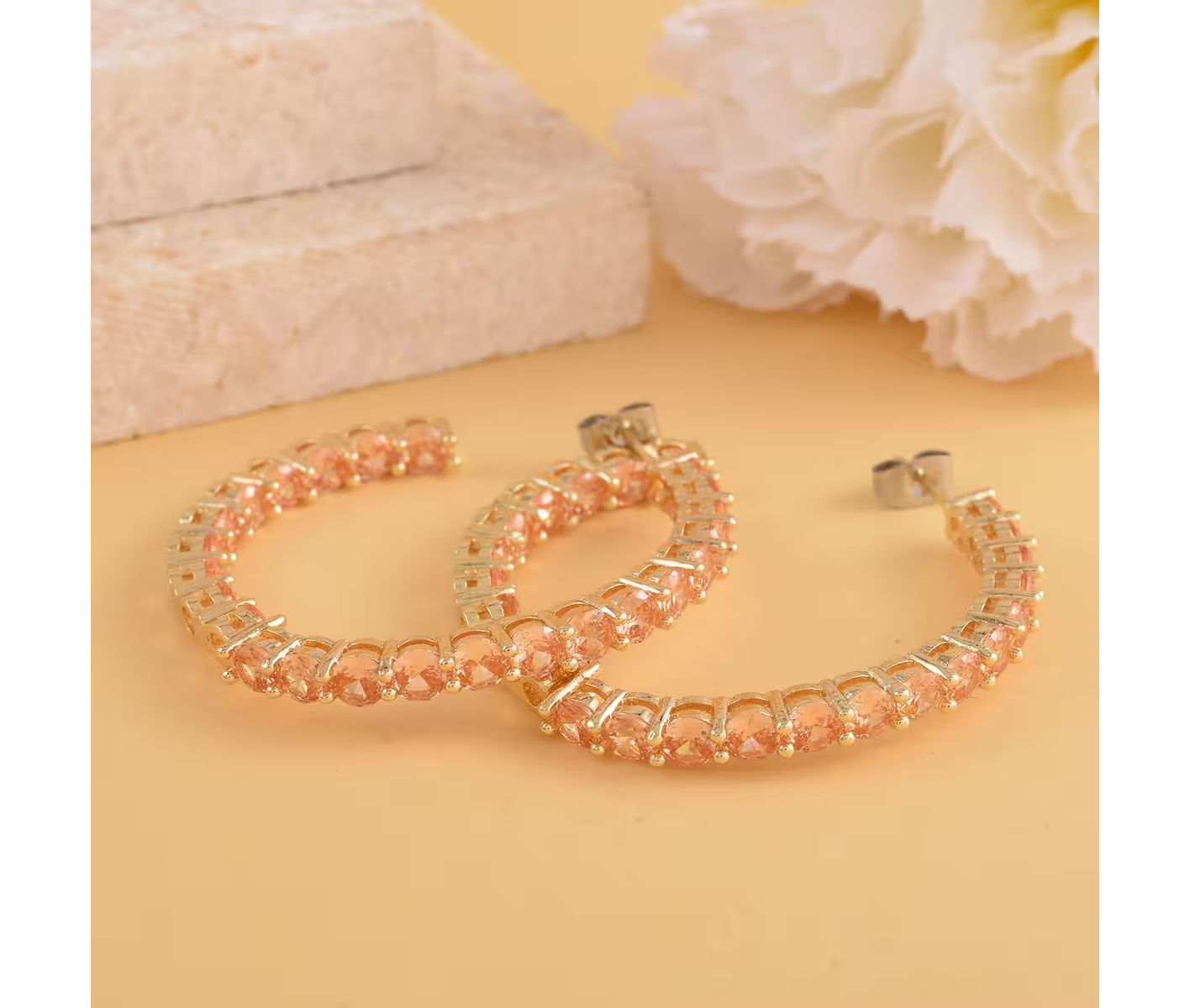 Inside Out Diamond Hoop Earrings