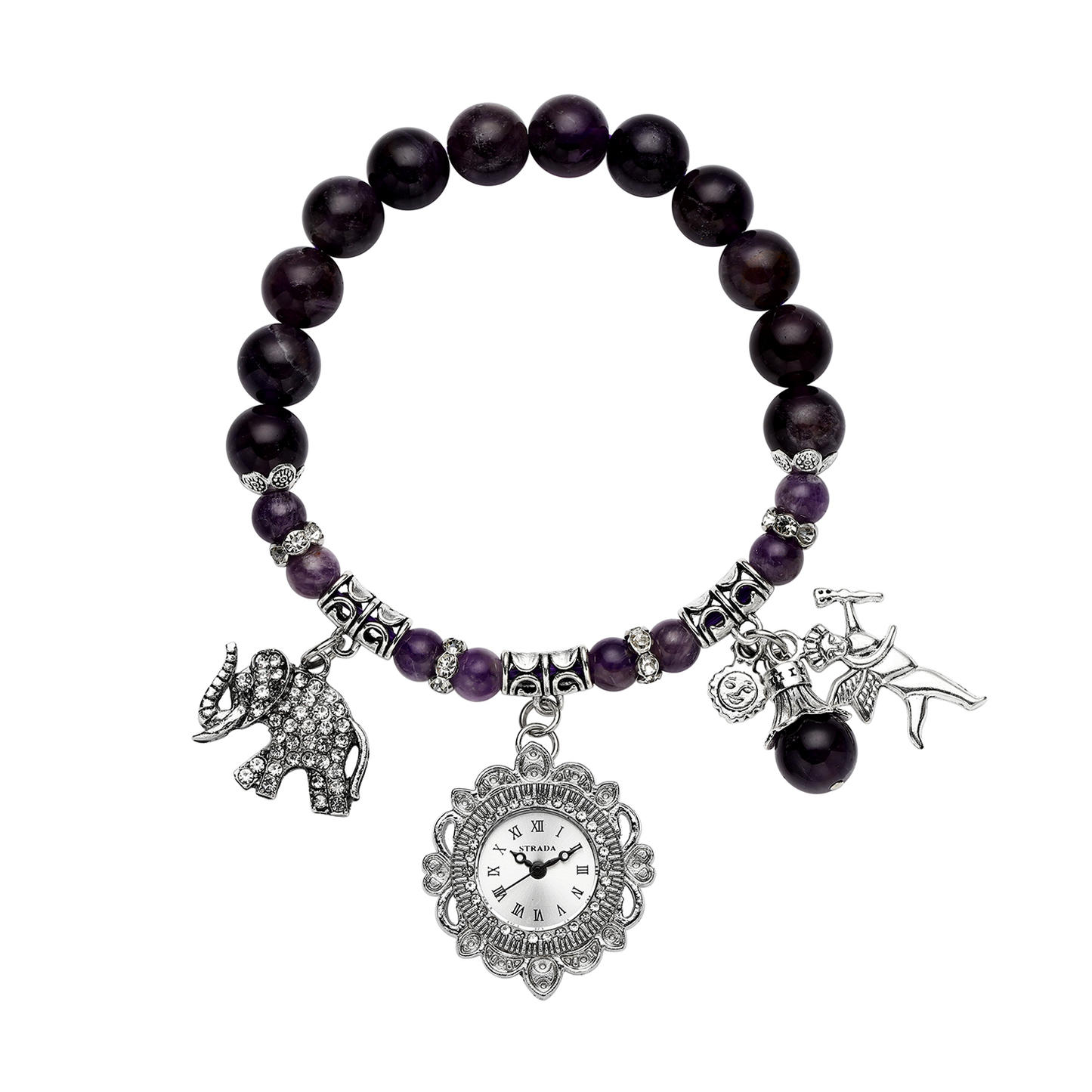 Stretch Beaded Watch Bracelet