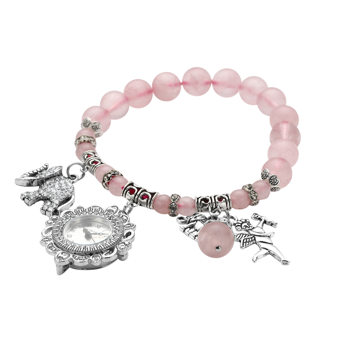 Stretch Beaded Watch Bracelet