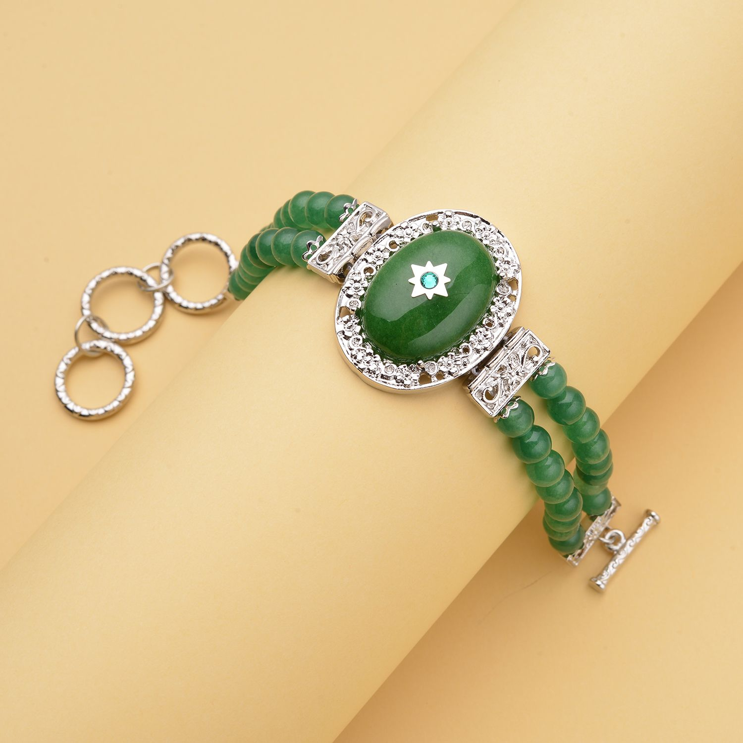 Two Row Beaded Bracelet