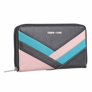 UNION CODE Black RFID Protected 100% Genuine Leather Wallet