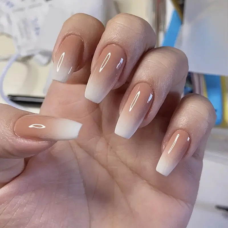 Medium Coffin Press On Nails