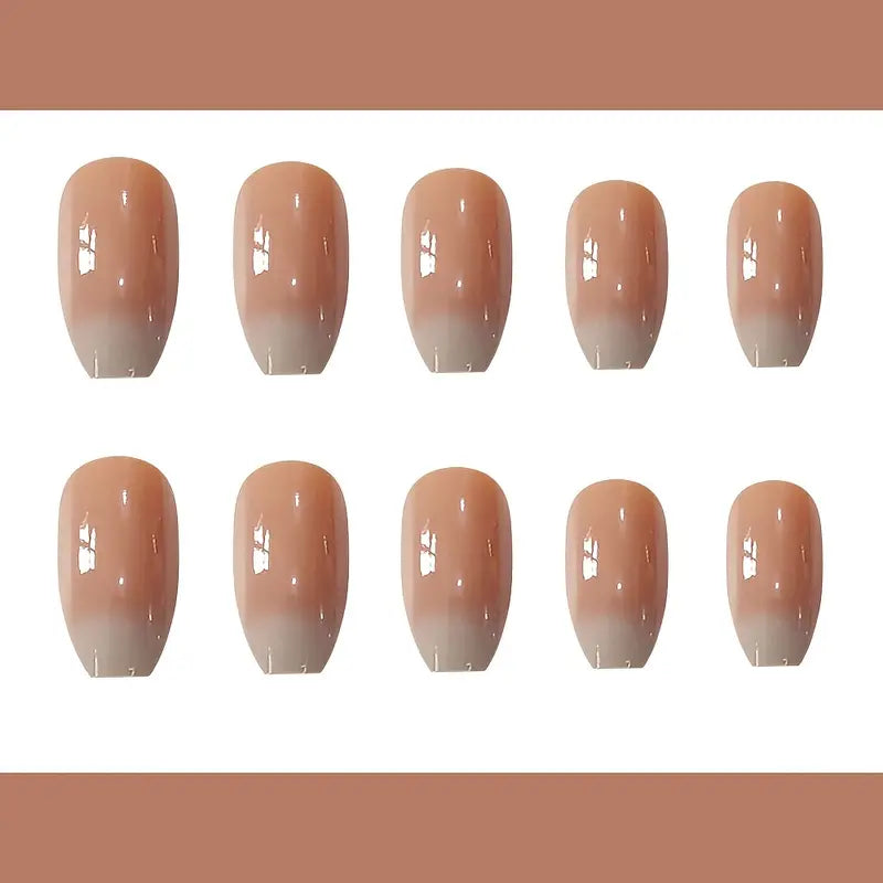 Medium Coffin Press On Nails
