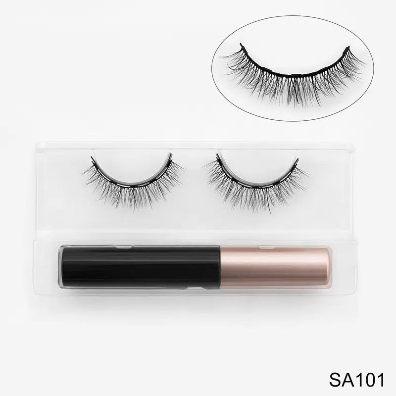 Magnetic Eyelashes w/ Magnetic Waterproof Eyeliner