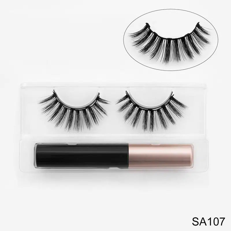 Magnetic Eyelashes w/ Magnetic Waterproof Eyeliner