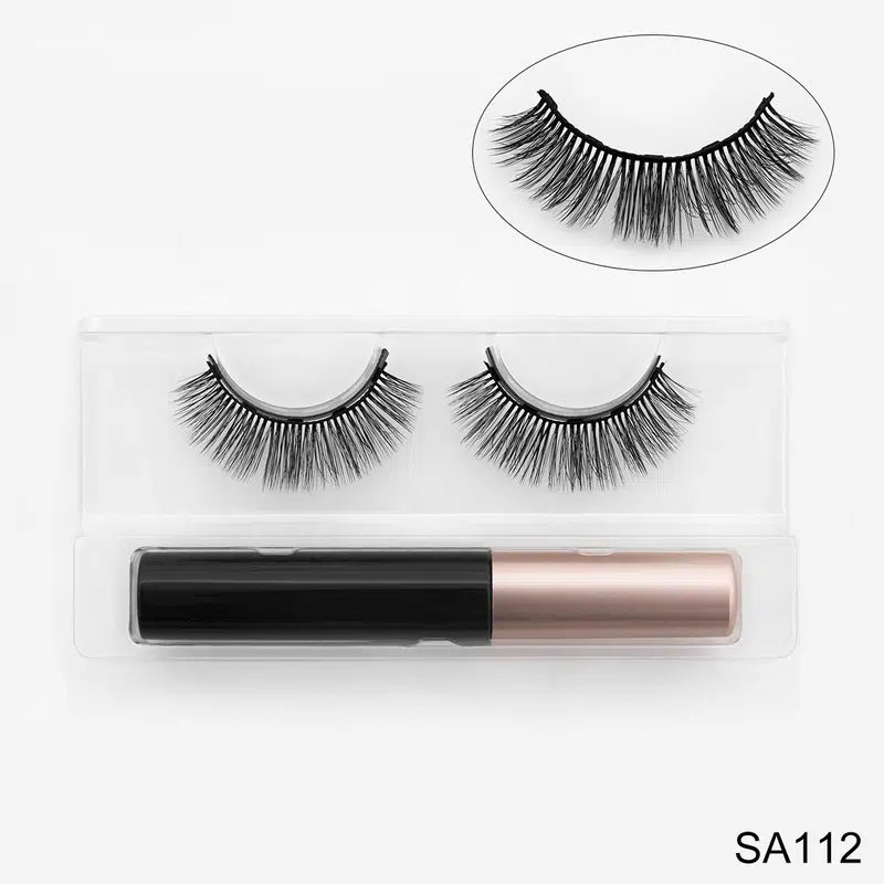 Magnetic Eyelashes w/ Magnetic Waterproof Eyeliner