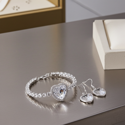 Austrian Crystal Bracelet Set