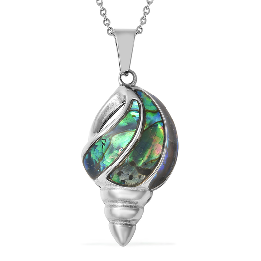 Abalone Shell Conch Shape Pendant