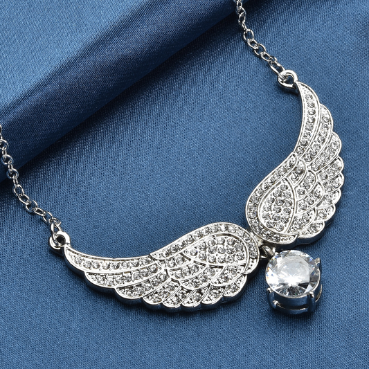 Crystal Angel Wings Necklace