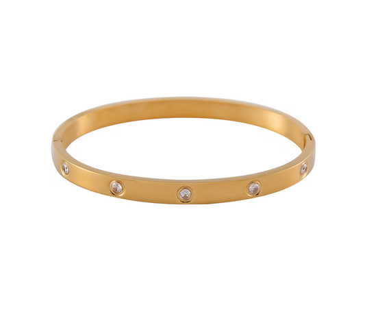 Bangle & Tennis Bracelet Set