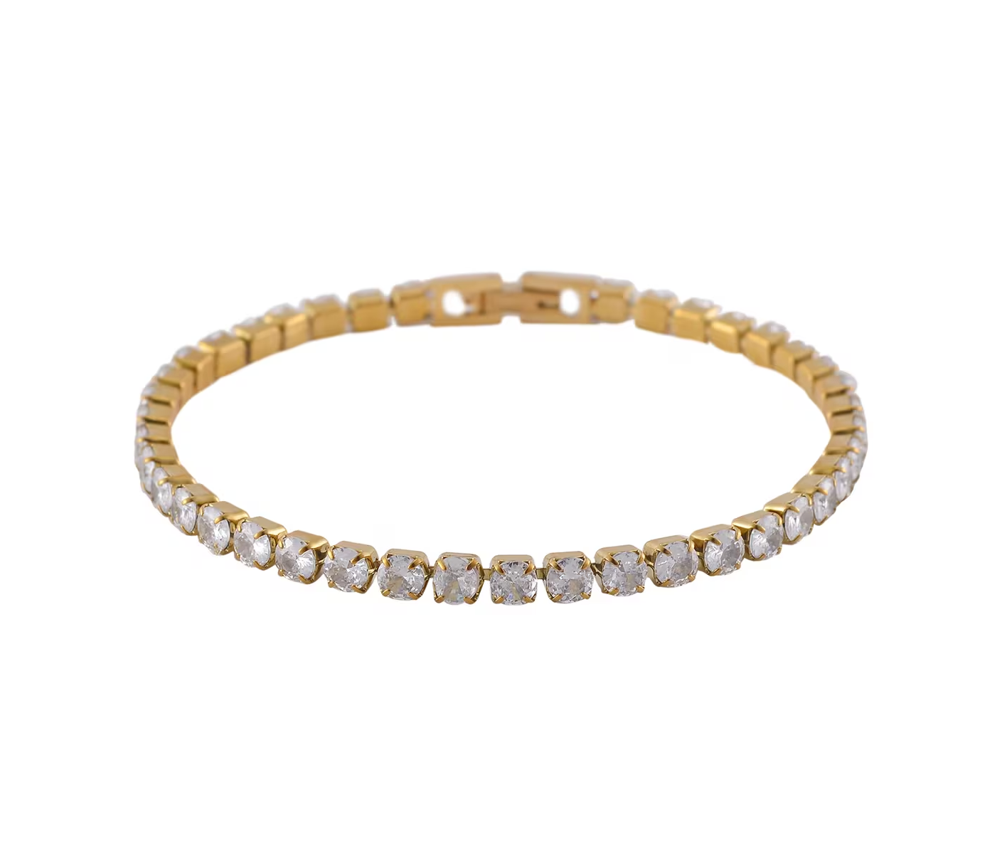 Bangle & Tennis Bracelet Set