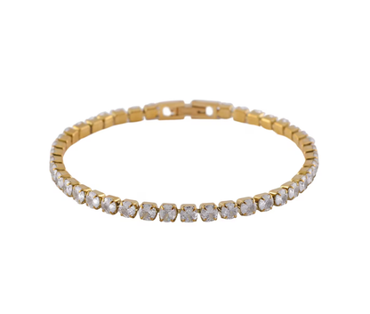 Bangle & Tennis Bracelet Set