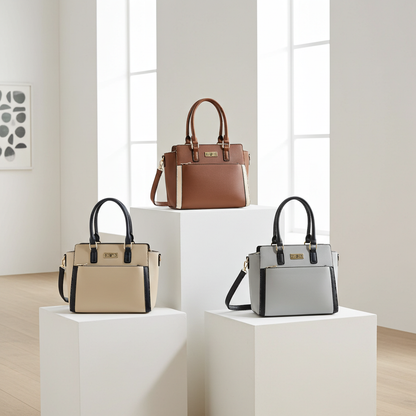 The Bicolor Satchel