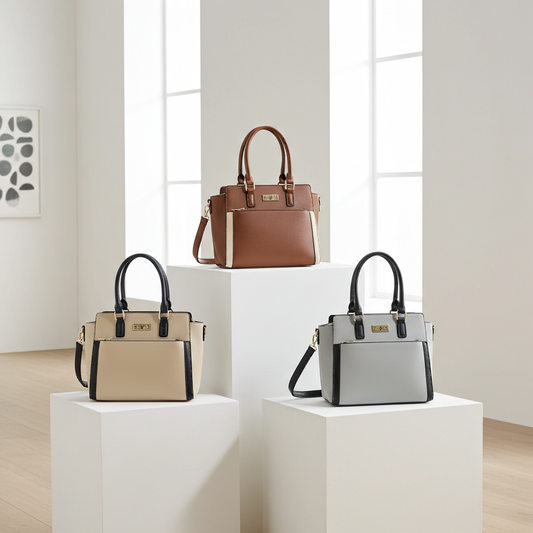 The Bicolor Satchel