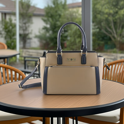 The Bicolor Satchel