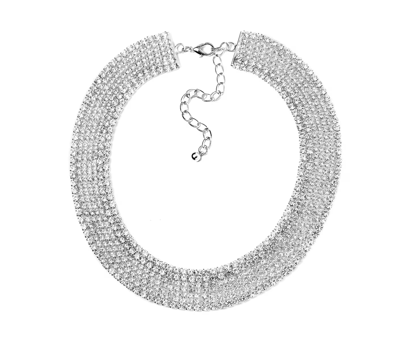 Dazzling Crystal Necklace and Earring Set