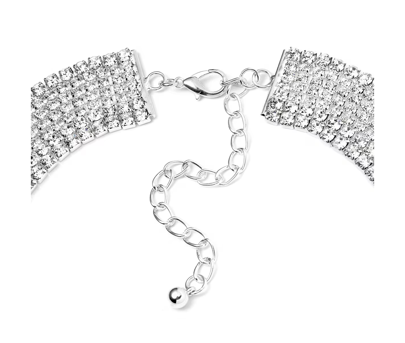 Dazzling Crystal Necklace and Earring Set