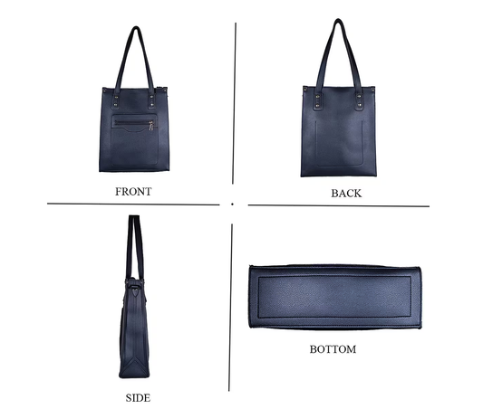 Structured Vertical Tote